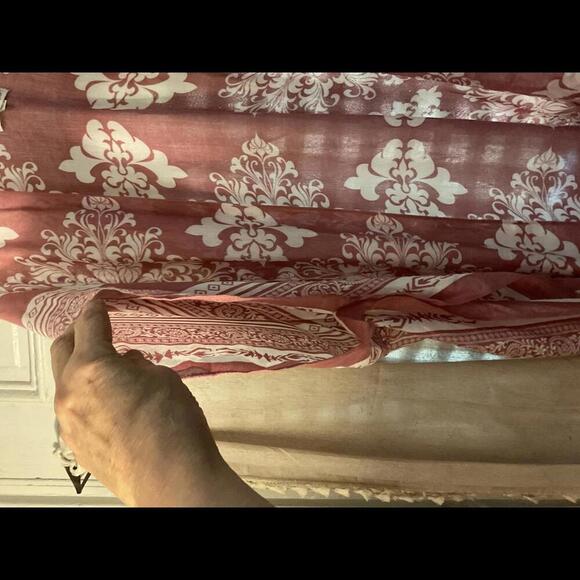 Woven Heart One Size Mauve Kimono - Picture 3 of 8